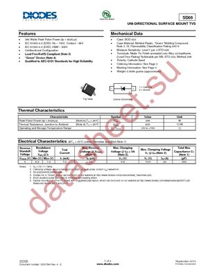 SD05-7 datasheet  